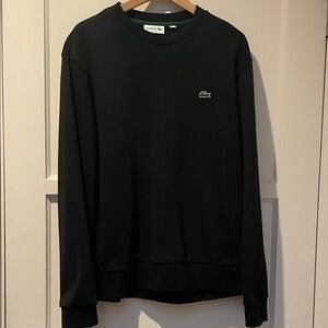 Lacoste Classic Fit Black Sweatshirt